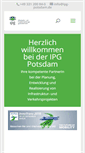 Mobile Screenshot of ipg-potsdam.de